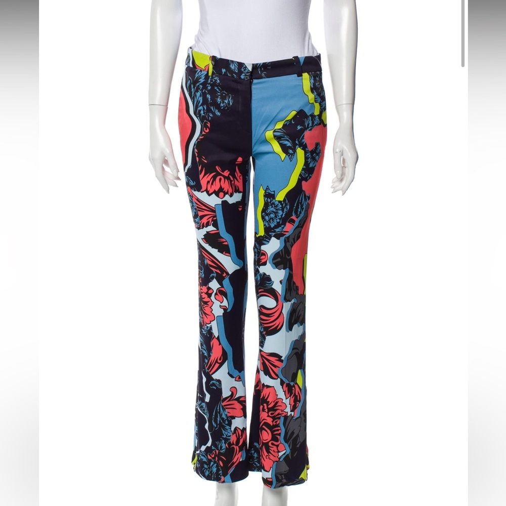 Versace printed wide leg pant